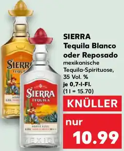 Kaufland SIERRA Tequila Blanco oder Reposado Angebot