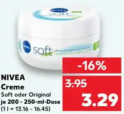 Kaufland NIVEA Creme Angebot
