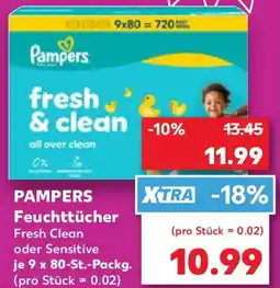 Kaufland PAMPERS Feuchttücher Angebot