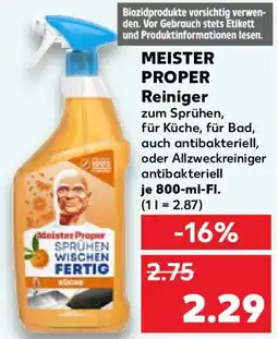Kaufland MEISTER PROPER Reiniger Angebot