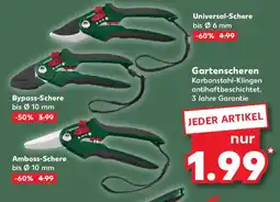 Kaufland PARKSIDE Gartenscheren Amboss-Schere bis Ø 10 mm Angebot