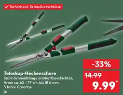 Kaufland Gartenscheren Teleskop-Heckenschere Angebot