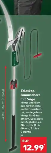 Kaufland PARKSIDE Teleskop- Baumschere mit Säge Angebot