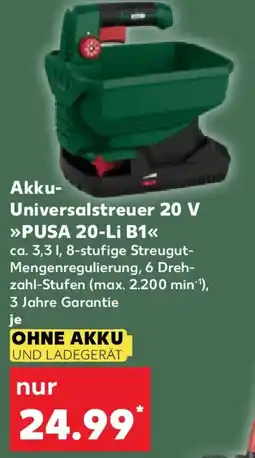Kaufland PARKSIDE Akku- Universalstreuer 20 V PUSA 20-Li B1 Angebot
