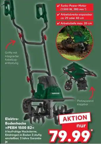 Kaufland PARKSIDE Elektro- Bodenhacke PEBH 1500 B2 Angebot