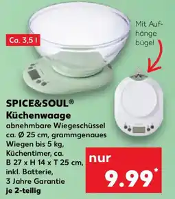 Kaufland SPICE&SOUL Küchenwaage Angebot