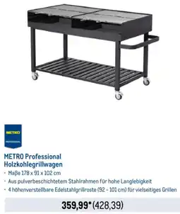 METRO METRO Professional Holzkohlegrillwagen Angebot
