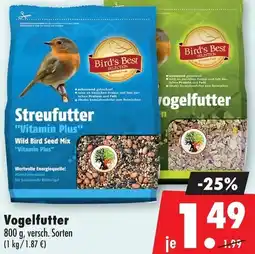 Mäc Geiz Vogelfutter Angebot