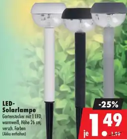 Mäc Geiz LED Solarlampe Angebot