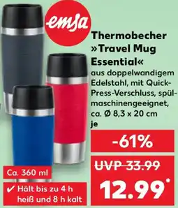 Kaufland Emsa Thermobecher Travel Mug Essential Angebot