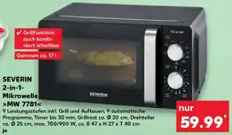 Kaufland SEVERIN 2-in-1 Mikrowelle MW 7781 Angebot