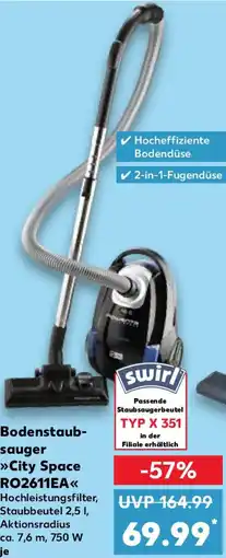 Kaufland Rowenta Bodenstaubsauger City Space RO2611EA Angebot