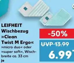 Kaufland LEIFHEIT Wischbezug Clean Twist M Ergo Angebot