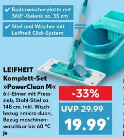 Kaufland LEIFHEIT Komplett-Set PowerClean M Angebot