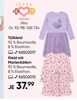 Galeria JETTE Mini Tüllkleid o. Kleid mit Marienkäfern Angebot
