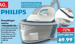 Kaufland PHILIPS Dampfbügelstation PSG2000/20 Angebot