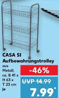 Kaufland CASA SI Aufbewahrungstrolley Angebot