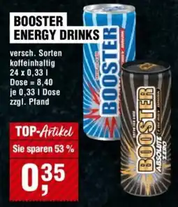 Handelshof BOOSTER ENERGY DRINKS Angebot