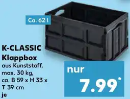 Kaufland K-CLASSIC Klappbox Angebot