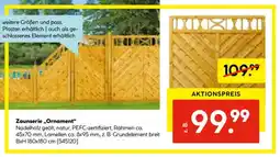 Hellweg Zaunserie ,,Ornament" Angebot