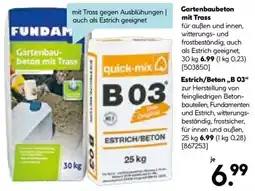 Hellweg Gartenbaubaton mit Trass oder Estrich/Beton ,,B 03" Angebot