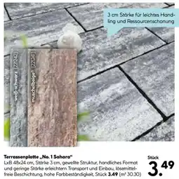 Hellweg Terrassenplatte ,,No. 1 Sahara" Angebot