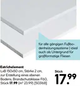 Hellweg Estrichelement Angebot