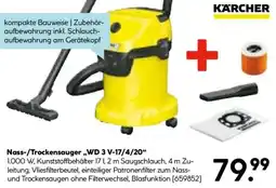 Hellweg KÄRCHER Nass-/Trockensauger „WD 3 V-17/4/20" Angebot