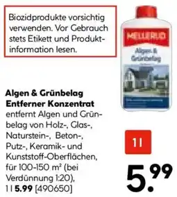 Hellweg Mellerud Algen & Grünbelag Entferner Konzentrat Angebot