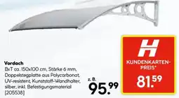 Hellweg Vordach Angebot