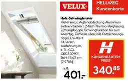 Hellweg VELUX Holz-Schwingfenster Angebot