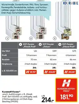 Hellweg DURABIL Kunststoff-Fenster Angebot