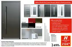 Hellweg Aluminium-Sicherheitshaustür Angebot