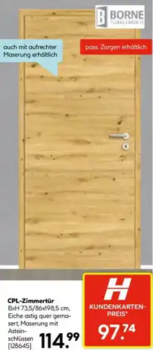 Hellweg CPL-Zimmertür Angebot