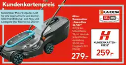 Hellweg GARDENA Akku Rasenmäher ,,PowerMax 32/18V" Angebot