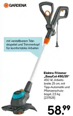 Hellweg GARDENA Elektro-Trimmer „EasyCut 450/25" Angebot