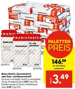 Hellweg Beton-Estrich, Zementmörtel oder Putz- und Mauermörtel Angebot