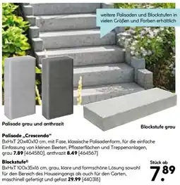Hellweg Palisade ,,Crescendo" oder Blockstufe Angebot