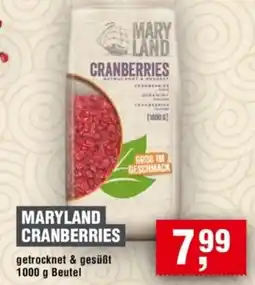 Handelshof MARYLAND CRANBERRIES Angebot
