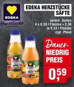 Handelshof EDEKA HERZSTÜCKE SÄFTE Angebot