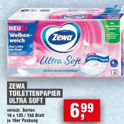 Handelshof ZEWA TOILETTENPAPIER ULTRA SOFT Angebot