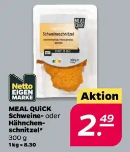 NETTO MEAL QUICK Schweine- oder Hähnchenschnitzel Angebot