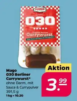 NETTO Mago 030 Berliner Currywurst Angebot