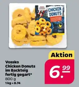 NETTO Vossko Chicken Donuts im Backteig fertig gegart Angebot