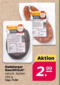 NETTO Radeberger Rauchfrisch Angebot