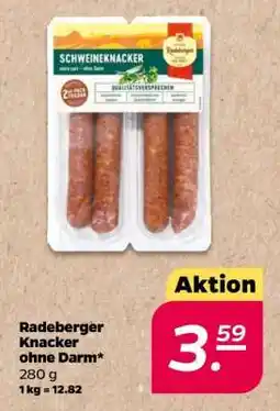 NETTO Radeberger Knacker ohne Darm Angebot