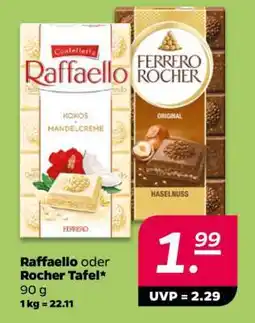 NETTO Raffaello oder Rocher Tafel Angebot