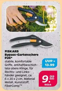 NETTO FISKARS Bypass Gartenschere P26 Angebot