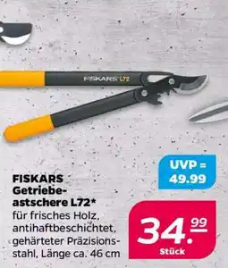 NETTO FISKARS Getriebe-astschere L72 Angebot