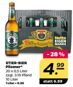 NETTO STIER - BIER Pilsener Angebot